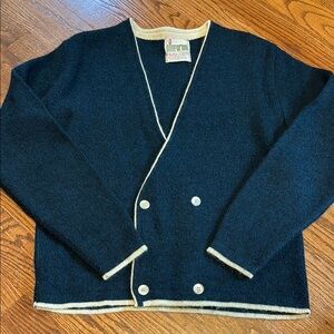 FORUM sportswear vintage double knit cardigan sweater